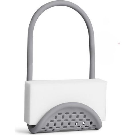 Porte Organisateur évier Cuisine en Silicone – évier Cuisine pour éponges, Savon et brosses – Support éponge Flexible avec Trous de Drainage – Holder résistant, Facile à Nettoyer, Gain de Place (1/5)