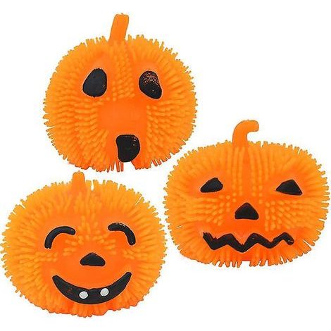 Lot de 3 lampes citrouille pour décorations d'Halloween (1/3)