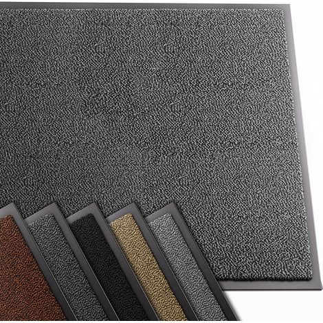 VOUNOT® Felpudo Entrada casa, 90x120cm, Antracita