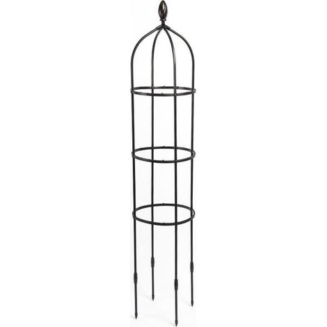 Obélisque de Jardin, Tuteur Plante Grimpante, Jardin Tuteurs de Plantes, Treillis Fleur Soutien de Arche de Jardin en Forme de Tour pour Plantes grimpantes,AAFGVC (1/3)