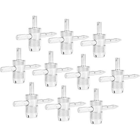 4-Wege-Reifenventil-Ausbauwerkzeug-Set, 10-teiliges Kfz-Reparaturwerkzeug aus Aluminiumlegierung (1/5)