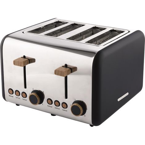 Hamilton Beach Scandi Toaster 4 Slice Matte Black (1/5)