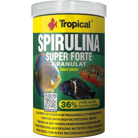 Granuli di spirulina forte tropicale super 1000 ml/600 g (1/2)