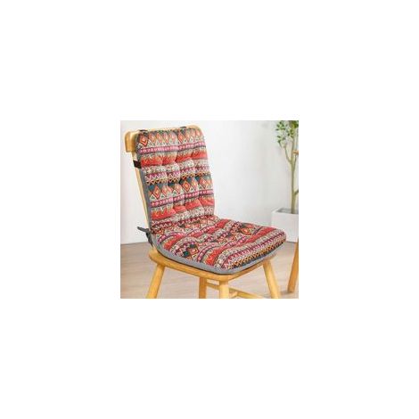 Coussin de Jardin Coussin Chaise Bureau avec Dossier d'ameublement épais,avec Rembourrage Doux, avec ficelles pour Attacher - Coussin Chaise de Bureau, Salon de Manger Exterieur Coussin