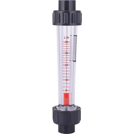 Débitmètre à tube plastique LZB-15(D) - Haute précision - Résistant aux acides et aux alcalis - 40-400 L/h (1/5)