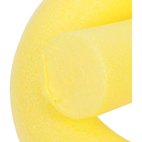 Bâton flottant en mousse EPE pour jeux aquatiques et piscine, 6.5x150cm, couleur jaune (1/5)
