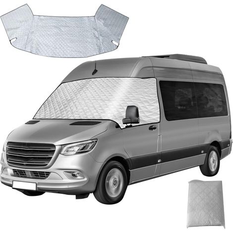 Housse de pare-brise épaissie pour Mercedes Sprinter 2006-2018, couleur argent, antigel, poussière, protection solaire pour Sprinter 2006-2018,for Mercedes Sprinter 2006-2018 (1/5)
