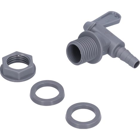 Kit de robinet pour fût de bière, brassage maison, fermentation de boissons gazeuses, avec joints, gris (1/5)