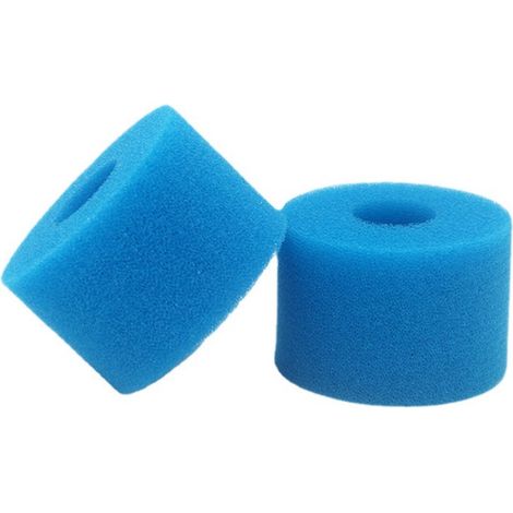 Lot de 10 filtres en mousse pour piscines Intex (type S1) – Réutilisables et lavables – Éponge filtrante type S1 (1/5)