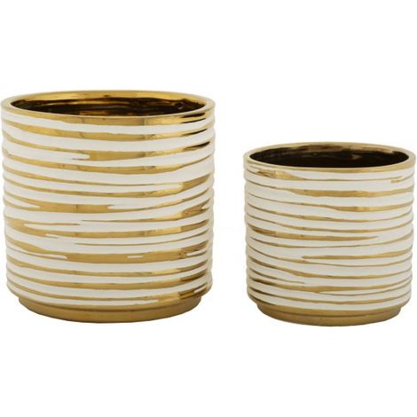 Portavasi coppia Blom, Ø23x22-18x17,5 cm