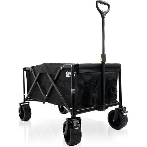 GardenTek Garden Trolley on Wheels, 100kg Load, 135L Capacity with Brakes (1/5)