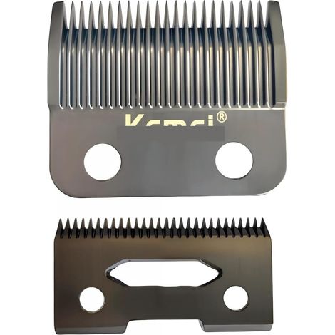 Lame De Rechange, Compatible Pour Kemei KM 2296, Tondeuse À Cheveux Coiffeur Coupe Tête Accessoires - (1/4)