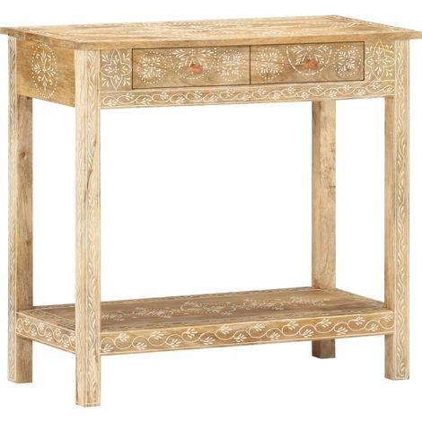 Konsolentisch 80x35x74 cm Mango Massivholz
