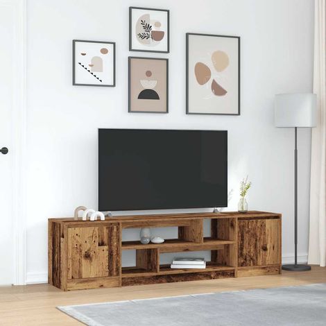 vidaXL Mobile Porta TV Legno Antico 188,5x41x50 cm in Truciolato