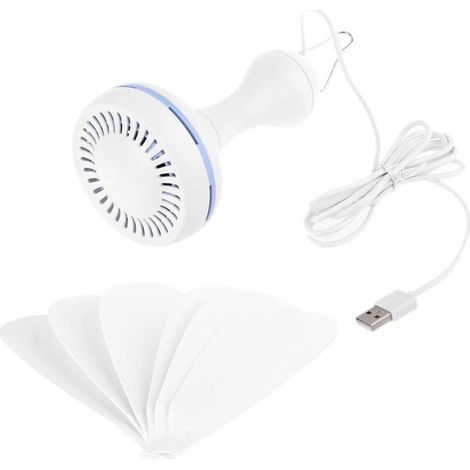 Portable USB ceiling fan for camping, outdoor use, gazebos, arbors, 5V battery powered ceiling fan (1/3)