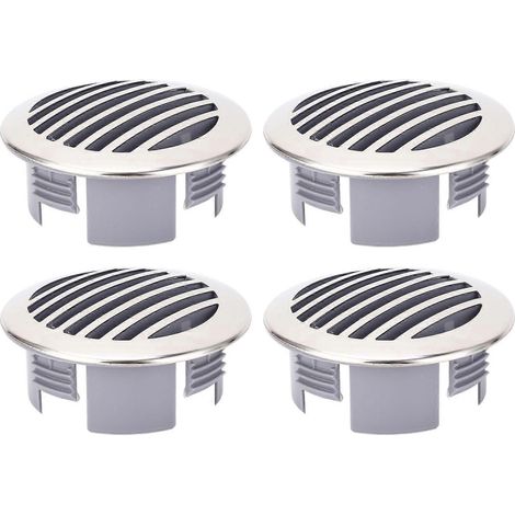 Lot de 4 couvercles d'aération pour bateaux, 3,5 pouces, en acier inoxydable 316 poli miroir, pour yachts et camping-cars (1/4)
