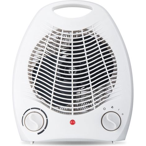 Radiateur soufflant FH1 et radiateur soufflant 2000 W à chauffage électrique spiralé, blanc (1/5)