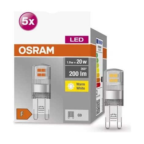 Osram Star PIN bombilla LED 1,9W transparente 2700K