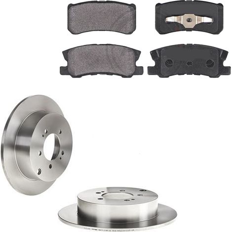 KIT FRENI POSTERIORI compatibile con PEUGEOT 4007 (VU, VV) - DISCHI + PASTIGLIE OEM: P 54 031 / 17776 /SOSTITUZIONE DIRETTA/BASSA POLVERE/SILENZIOSO (1/5)