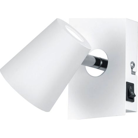 Faretto da Interno a LED in Metallo Bianco Opaco