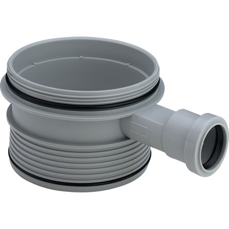 Pièce de réglage en hauteur 4957 en plastique gris de 40 mm