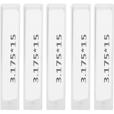 Lot de 5 fraises spirales en carbure de tungstène pour bois, 3,175 x 15 mm, outils de défonceuse à bois (1/5)