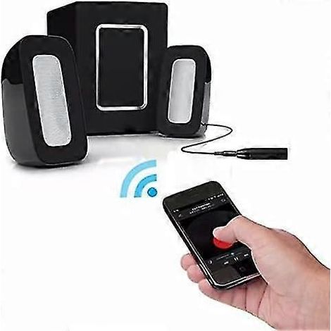 Adaptateur auxiliaire Bluetooth V5.0, récepteur jack 3,5 mm, kit mains libres pour voiture