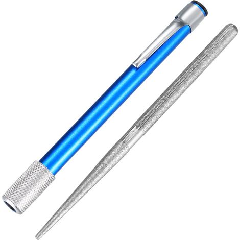 Aiguiseurs de Couteaux, Diamant Affûtage Pierre Stylo Bâton Portable, Poche Diamant Sharpener Affûtage Type Affûteur Outil pour Chasse Eérieure Cuisine