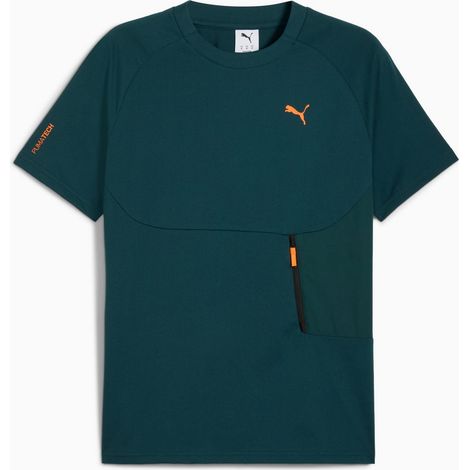 Puma Herren-T-Shirt Pumatech Pocket Grün 62967375 r S (1/5)