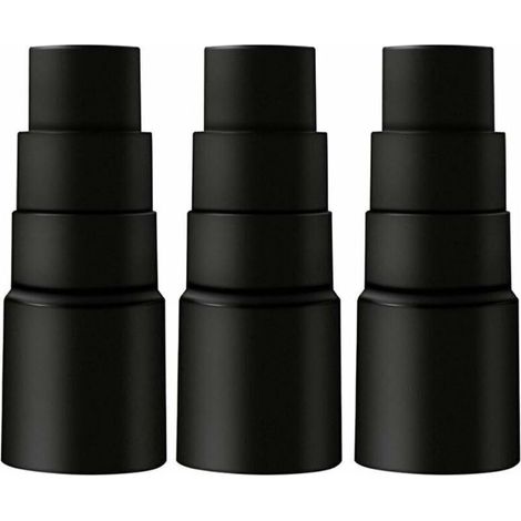 Lot de 3 adaptateurs universels pour tuyaux d’aspirateurCompatible avec la plupart des marques et modèles sur le marché (1/4)