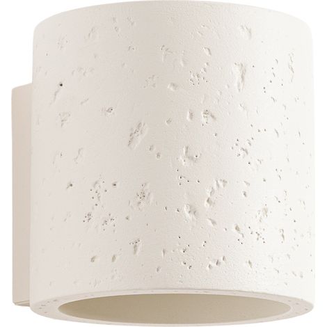 Applique industriale su/giù beige cemento ORBIS G9 8W (1/5)