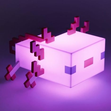 PALADONE MINECRAFT LAMPE AXOLOTL - FÜNF FARBEN - MINECRAFT LAMPE (1/2)