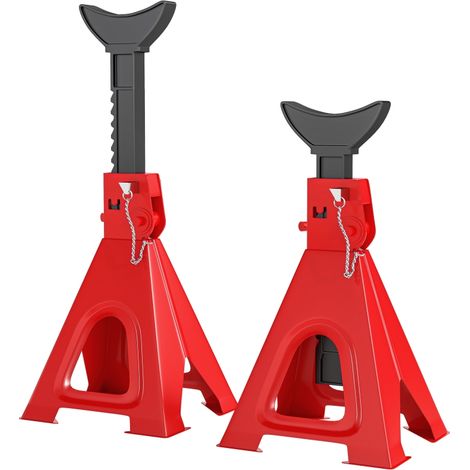 Chandelles de levage 6 tonnes lot de 2 hauteur réglable sécurité atelier garage professionnel