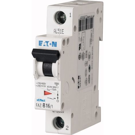 Eaton FAZ-B6/1 Interruptor Automático Miniatura 6A 230V IP20