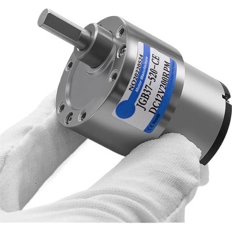 Motor cover, metal gears, 600rpm, DC motor, for robotics (1/3)