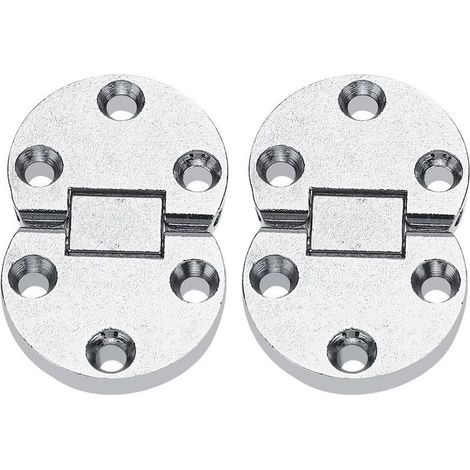 2Pcs Flap Hinges,Self-Supporting Sewing Machine Table Recessed Hinge Flip Top Hinge Screw Folding Flap Recessed Cabinet Door Hinge (1/5)