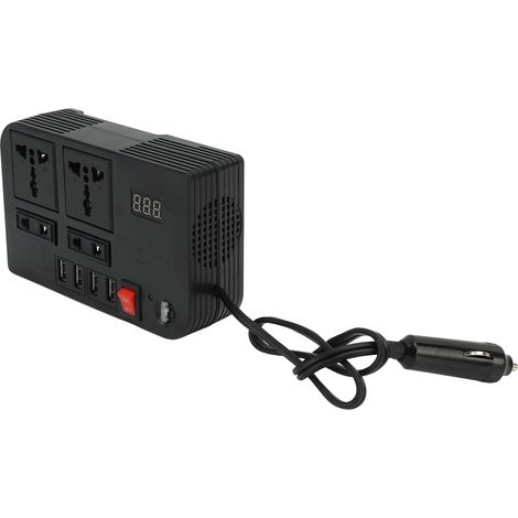 Convertisseur 12V vers 220V 300W Onduleur de Voiture Prise Allume-Cigare Chargeur Portable (1/5)