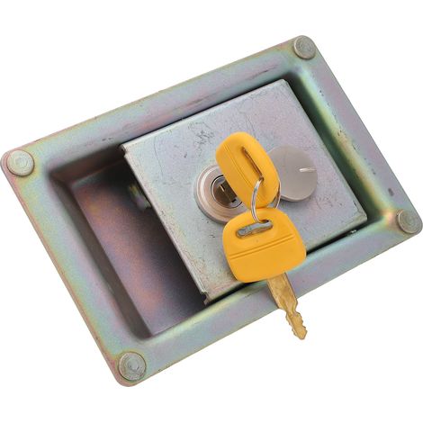 Pompe hydraulique pour pelle, serrure de porte latérale en acier allié avec 2 clés pour Hyundai