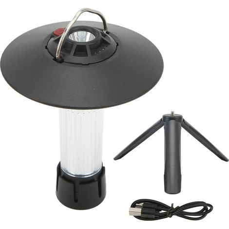 Lampe de camping extérieur LED mini avec base à aimant, lampe de tente avec abat-jour, pour camping, tentes et usage quotidien (1/5)