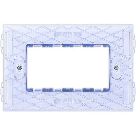 Supporto 4 moduli per scatole rettangolari Master Pixia 14SP104