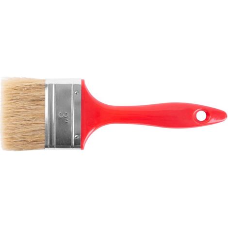 Pinceau Strend Pro Brisk 3", de peintre, plat, RedHand, manche PVC