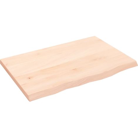 Maison Exclusive - Waschtischplatte 60x40x2 cm Massivholz Unbehan