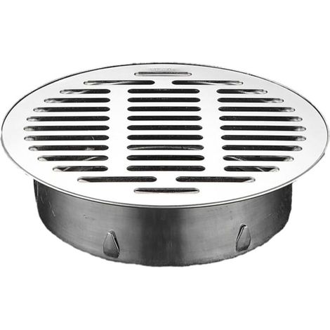 Round drain covers, stainless steel floor drain for outdoor roof, anti-blocking, 160 mm (1/5)