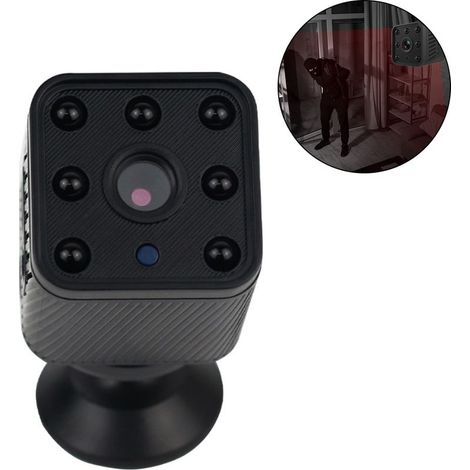 Telecamera di sicurezza per interni con rilevamento del movimento, ideale per monitorare il tuo bambino, il tuo animale domestico o chiunque altro. Visione notturna e audio bidirezionale. (1/5)