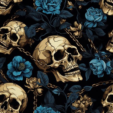 Tela decorativa para exteriores Oxford - Motivo de calavera I DX4232 (1/5)