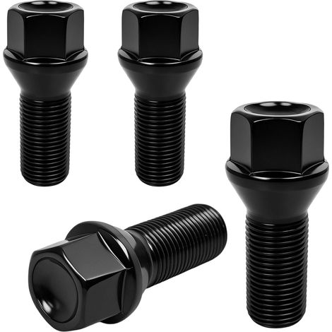 Set di 4 bulloni per ruote M14x1.25 Perno per ruota per auto compatibile con BMW 1 2 3 4 5 6 7 8 Serie 220i 225i 320i 20i 28i 36136781151 (1/5)