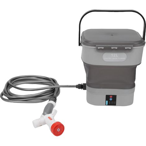 Vaporisateur sans fil rechargeable portable nettoyeur électrique haute pression eau pour auto avec bac à eau repliable 12L pour jardin maison pelouse (1/5)