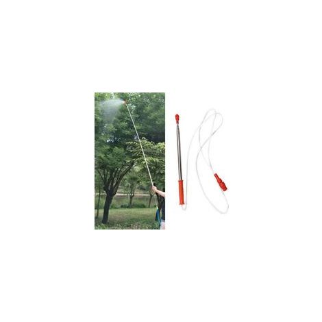 Pulvérisateur télescopique à pression manuelle de 2,3 m pour la pulvérisation de pesticides sur les arbres, les accessoires d'arrosage et les réservoirs de jardin.