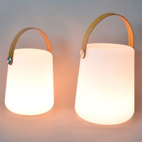 Lampe, Télécommande Lampe de Bureau LED Extérieure 1pc Blanc Blanc Chaud 8 Couleurs Dimmable Lampe de Bureau Étanche Sans Fil (1/4)