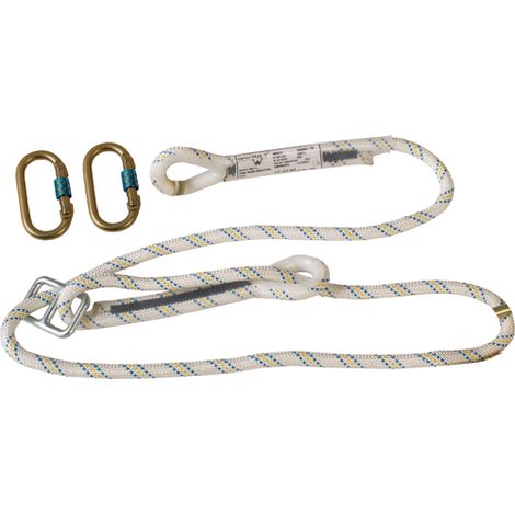 96790 - CORDINO PER IMBRACATURA 200 CM CON 2 MOSCHETTONI MAURER PLUS